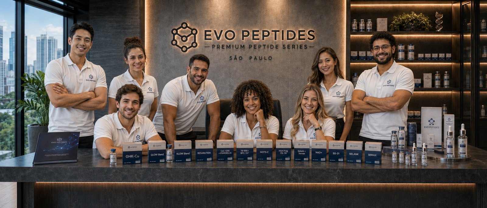 Equipe EVO Peptides São Paulo