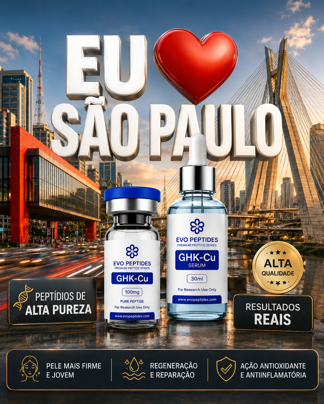 EVO Peptides em São Paulo